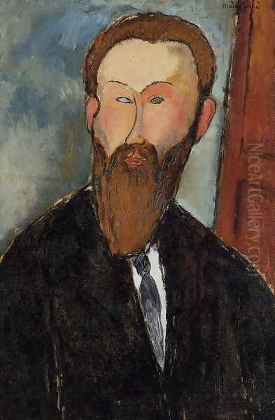 Portrait of the Photographer Dilewski Oil Painting by Amedeo Modigliani