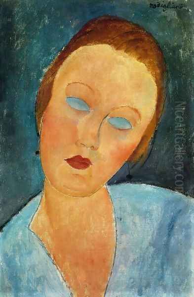 Portrait of Madame Survage Oil Painting by Amedeo Modigliani