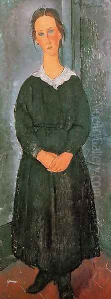 The Servant Girl Oil Painting by Amedeo Modigliani