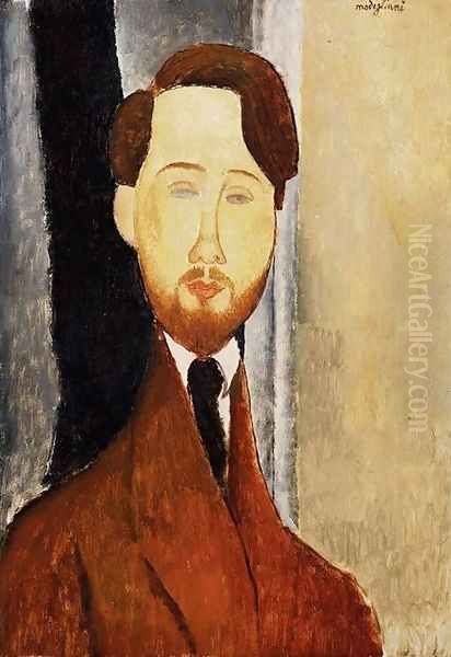 Portrait of Leopold Zborowski II Oil Painting by Amedeo Modigliani