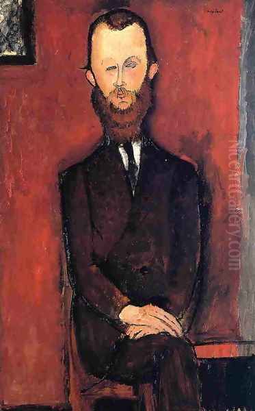 Count Weilhorski Oil Painting by Amedeo Modigliani