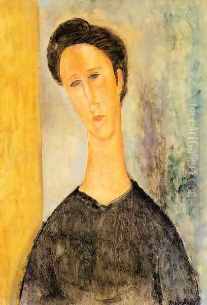 Portrait of a Woman II Oil Painting by Amedeo Modigliani