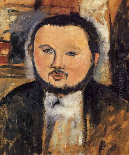 Portrait of Diego Rivera III Oil Painting by Amedeo Modigliani