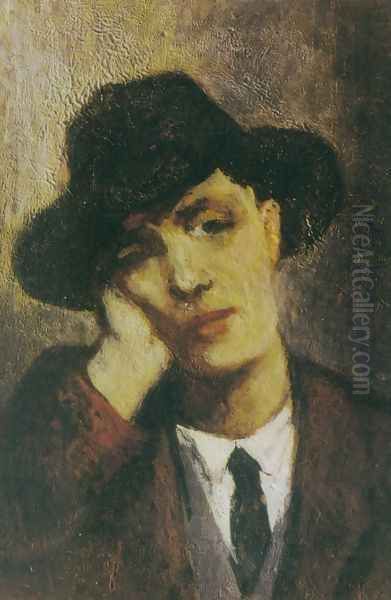 Portrait of Modigliani Oil Painting by Amedeo Modigliani