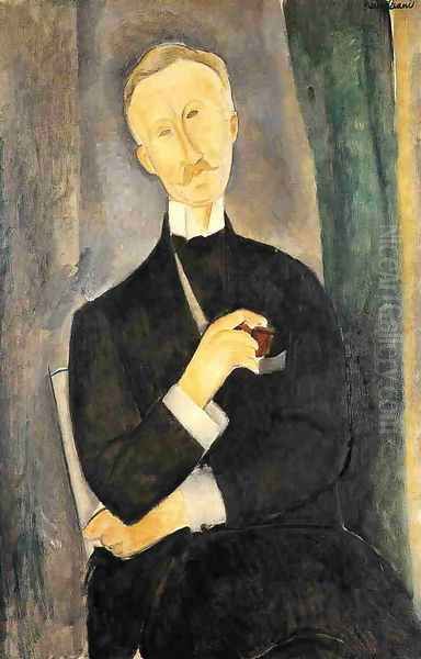 Roger Dutilleul Oil Painting by Amedeo Modigliani