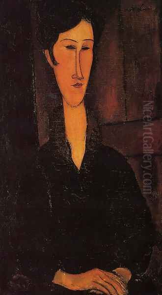 Portrait of Madame Zborowska Oil Painting by Amedeo Modigliani