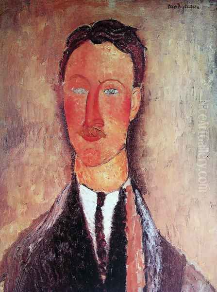 Leopold Survage Oil Painting by Amedeo Modigliani