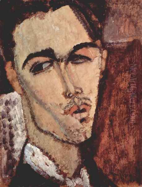 Portrait of Celso Lagar Oil Painting by Amedeo Modigliani