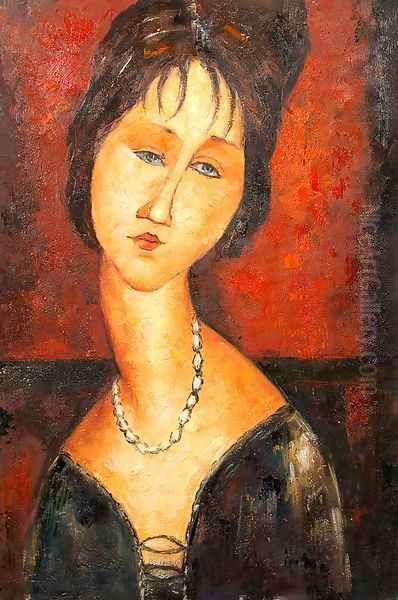 Portrait of a woman Oil Painting by Amedeo Modigliani