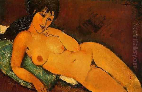 reclining nude 1917 Oil Painting by Amedeo Modigliani