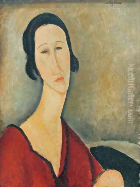 Madame Z Oil Painting by Amedeo Modigliani