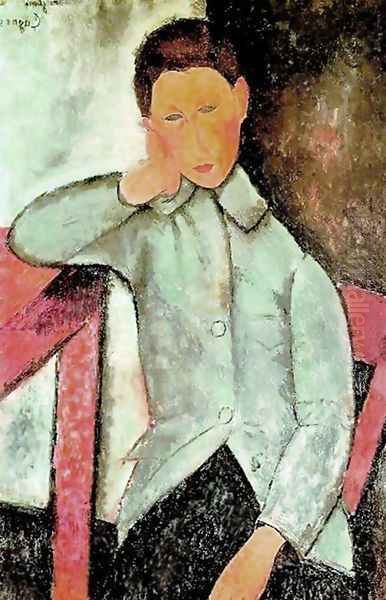 boy Oil Painting by Amedeo Modigliani