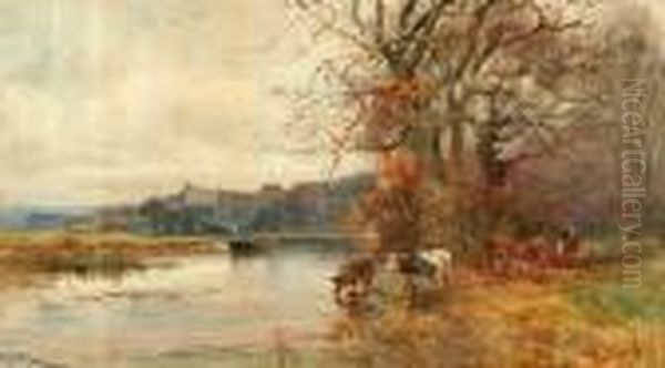 River Aron Sussex Oil Painting by Henry Charles Fox