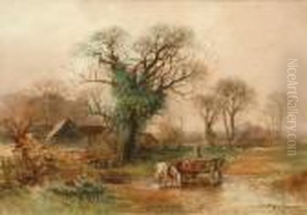 The Hay Wain Oil Painting by Henry Charles Fox