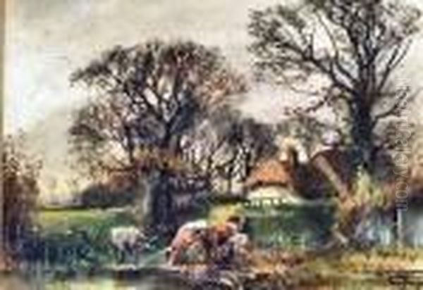 Untitled Oil Painting by Henry Charles Fox