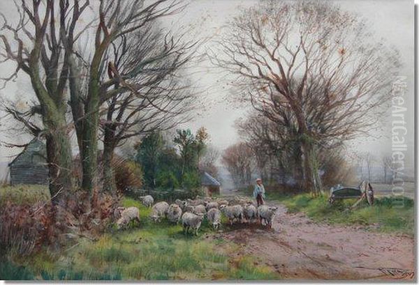 Untitled Oil Painting by Henry Charles Fox