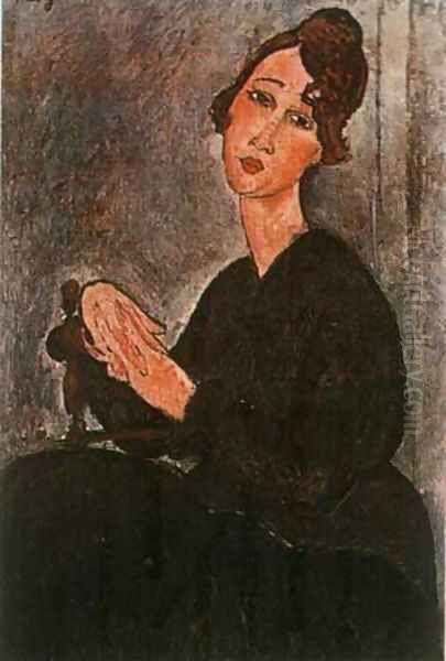 Madam Hayden Oil Painting by Amedeo Modigliani