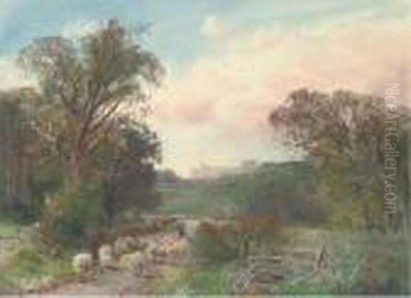 Windsor Castle From The Great Park Oil Painting by Henry Charles Fox