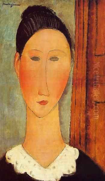 Head 1915 2 Oil Painting by Amedeo Modigliani