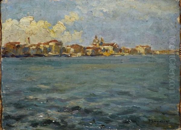 Laguna Oil Painting by Pietro Fragiacomo