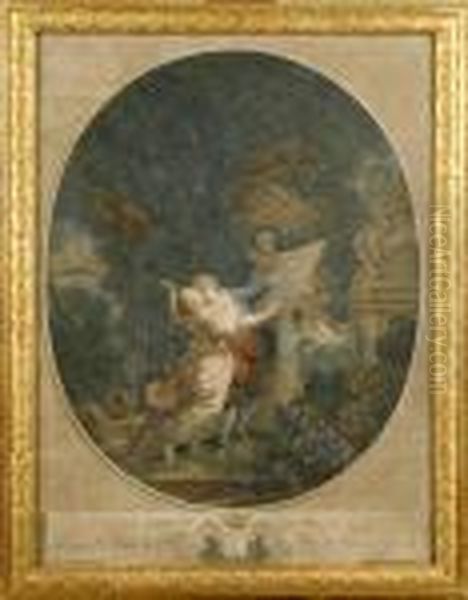 Le Serment D'amour Oil Painting by Jean-Honore Fragonard