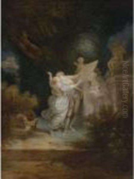 The Sermon Of Love Oil Painting by Jean-Honore Fragonard