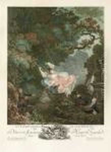 Les Hazards Heureux De L'escarpolette Oil Painting by Jean-Honore Fragonard