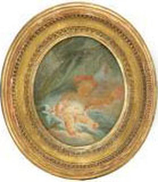 L Amour Endormi / La Nuit Oil Painting by Jean-Honore Fragonard