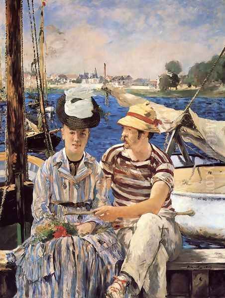 Argenteuil Oil Painting by Edouard Manet