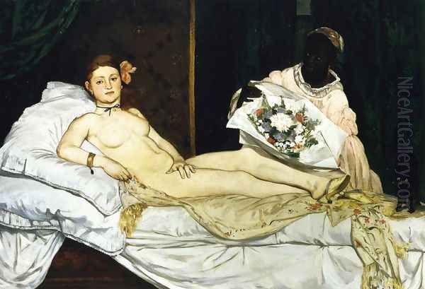 Olympia 1863 Oil Painting by Edouard Manet