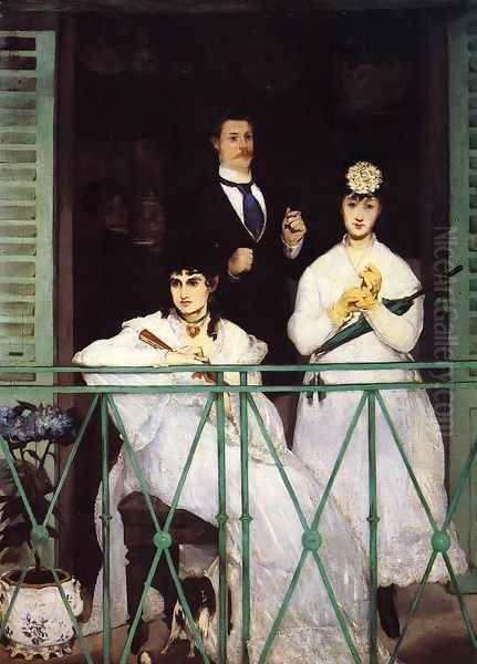 The Balcony 1868-69 Oil Painting by Edouard Manet