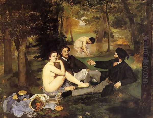 Luncheon on the Grass Oil Painting by Edouard Manet