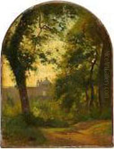 La Trinite Des Monts, Rome Oil Painting by Francois Louis Francais