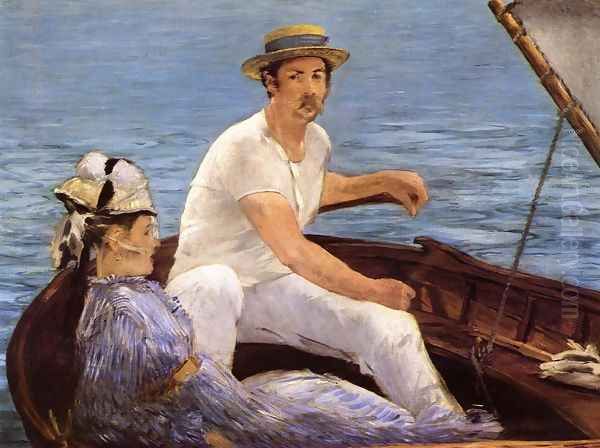 Boating 1874 Oil Painting by Edouard Manet