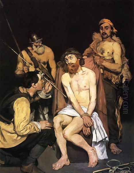 Jesus Mocked by the Soldiers Oil Painting by Edouard Manet