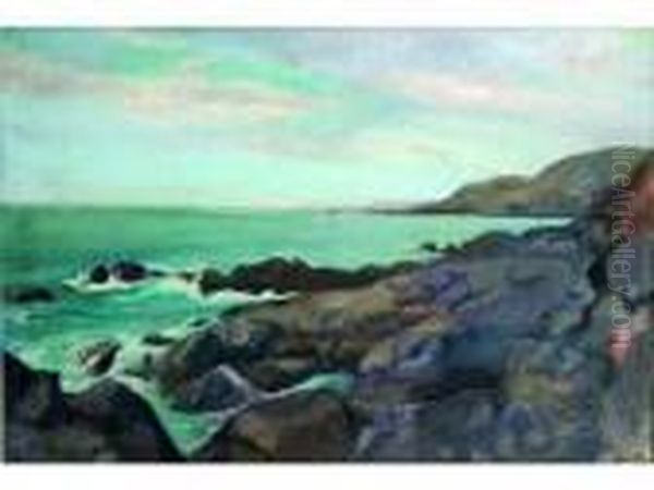 Cote Bretonne. Oil Painting by France Leplat