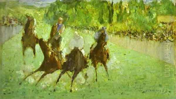 At The Races Oil Painting by Edouard Manet