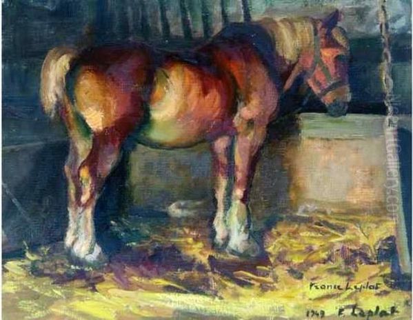 Percheron. Oil Painting by France Leplat