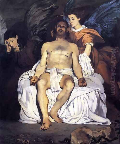 The Dead Christ and the Angels Oil Painting by Edouard Manet