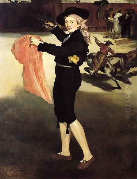 Mlle Victorine in the Costume of an Espada 1862 Oil Painting by Edouard Manet