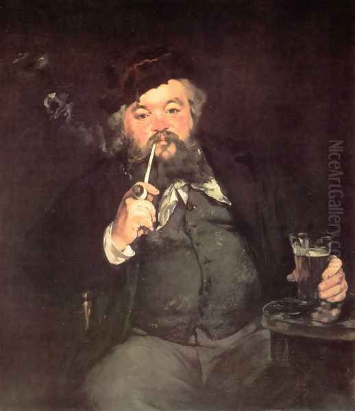 Le Bon Bock (A Good Glass of Beer) (or Study of Émile Bellot) Oil Painting by Edouard Manet