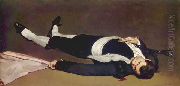 La Muerte del Torero, 1864 Oil Painting by Edouard Manet