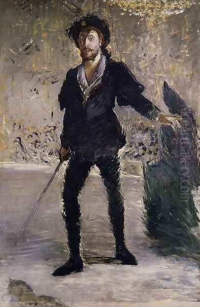 Portrait of Faure as Hamlet Oil Painting by Edouard Manet