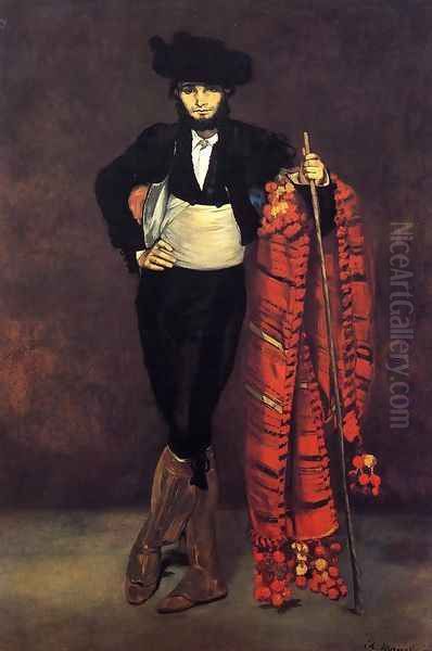 Young Man in the Costume of a Majo Oil Painting by Edouard Manet