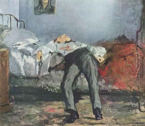 Suicide Oil Painting by Edouard Manet