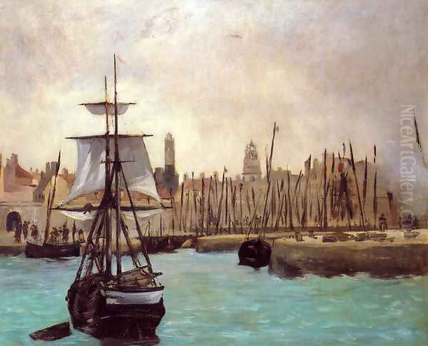 The Port of Calais Oil Painting by Edouard Manet