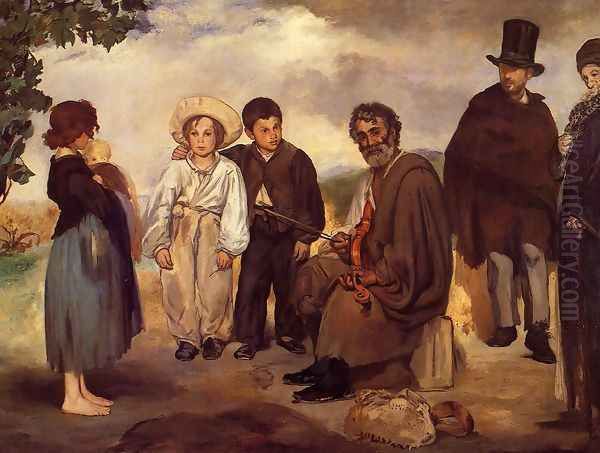 The Old Musician 1862 Oil Painting by Edouard Manet