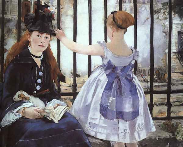 La Gare Oil Painting by Edouard Manet