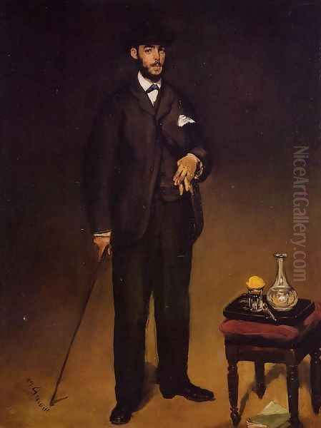 Portrait of Theodore Duret Oil Painting by Edouard Manet