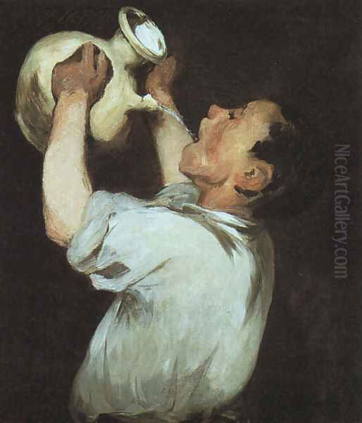 Boy with a Pitcher 1862 Oil Painting by Edouard Manet